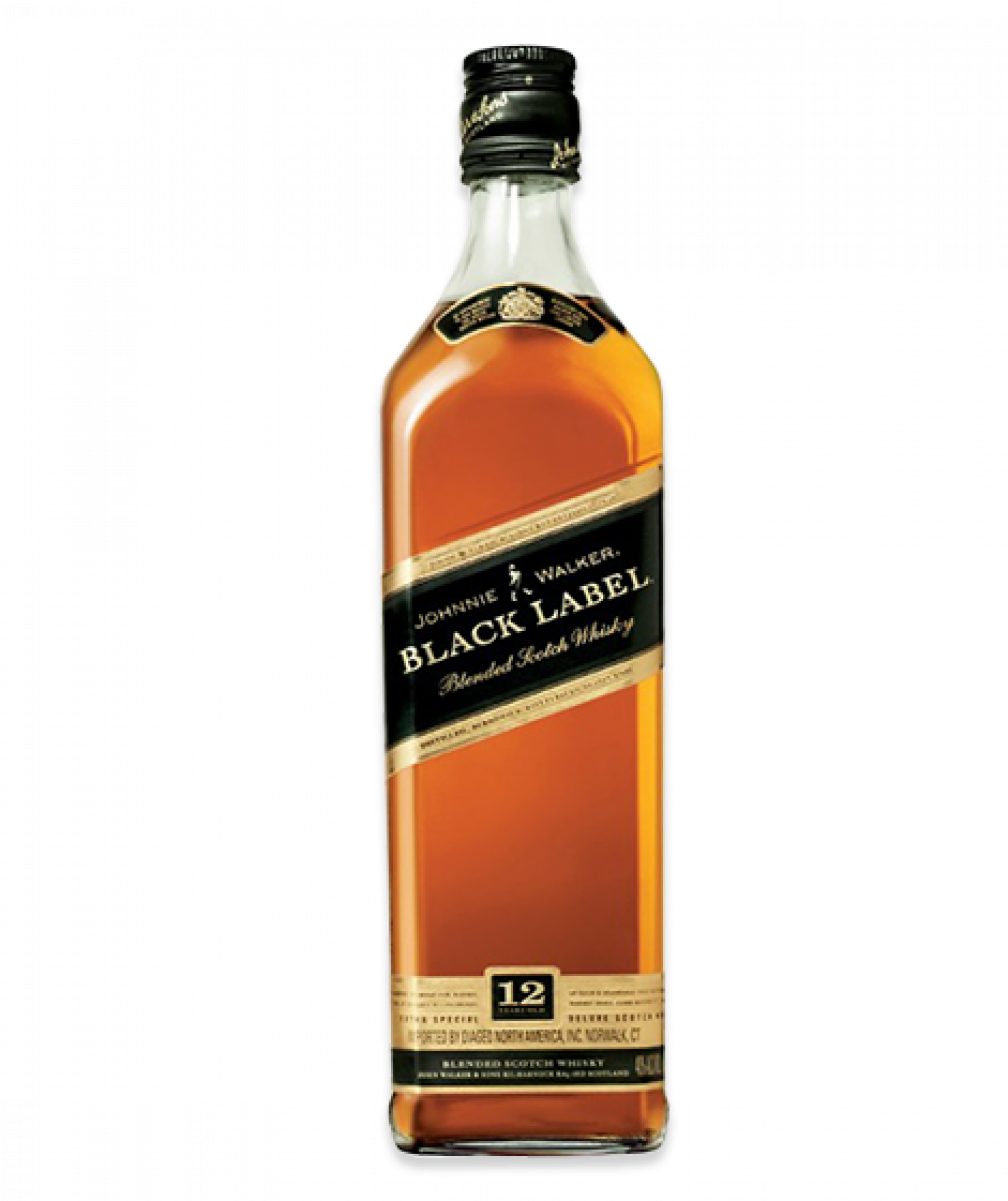More Views - Johnnie Walker Black Label 70cl Clipart (1200x1200), Png Download