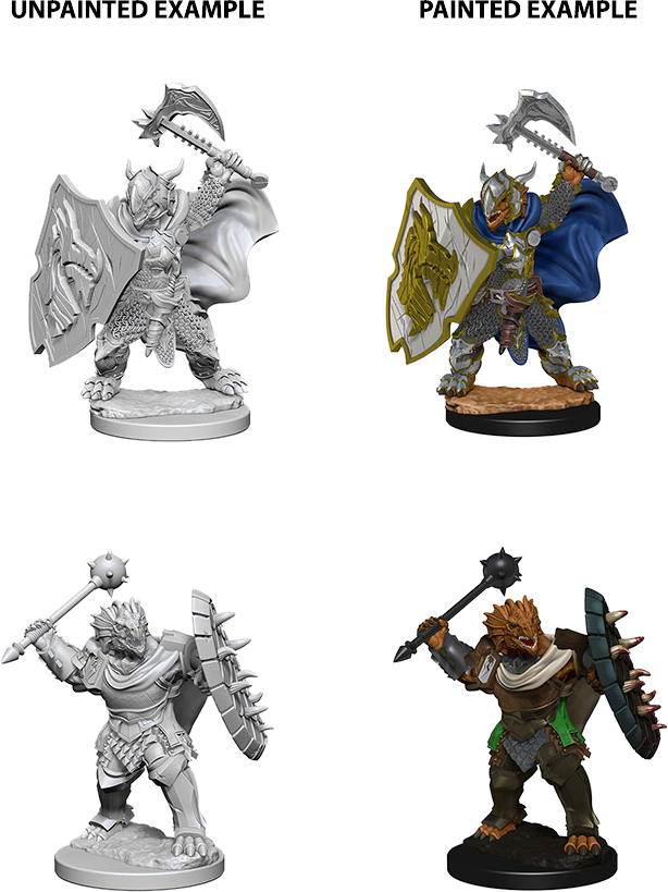 Dungeons & Dragons Nolzur's Marvelous Miniature Dragonborn - Nolzur's Marvelous Miniatures Dragonborn Clipart (614x819), Png Download