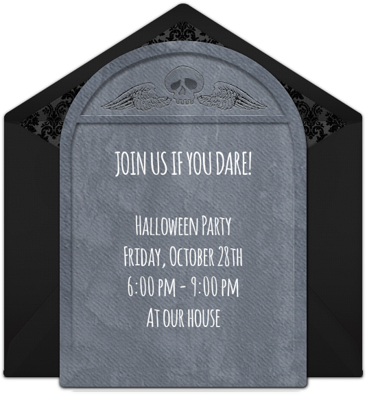 Gravestone Online Invitation - Memorial Clipart (650x650), Png Download