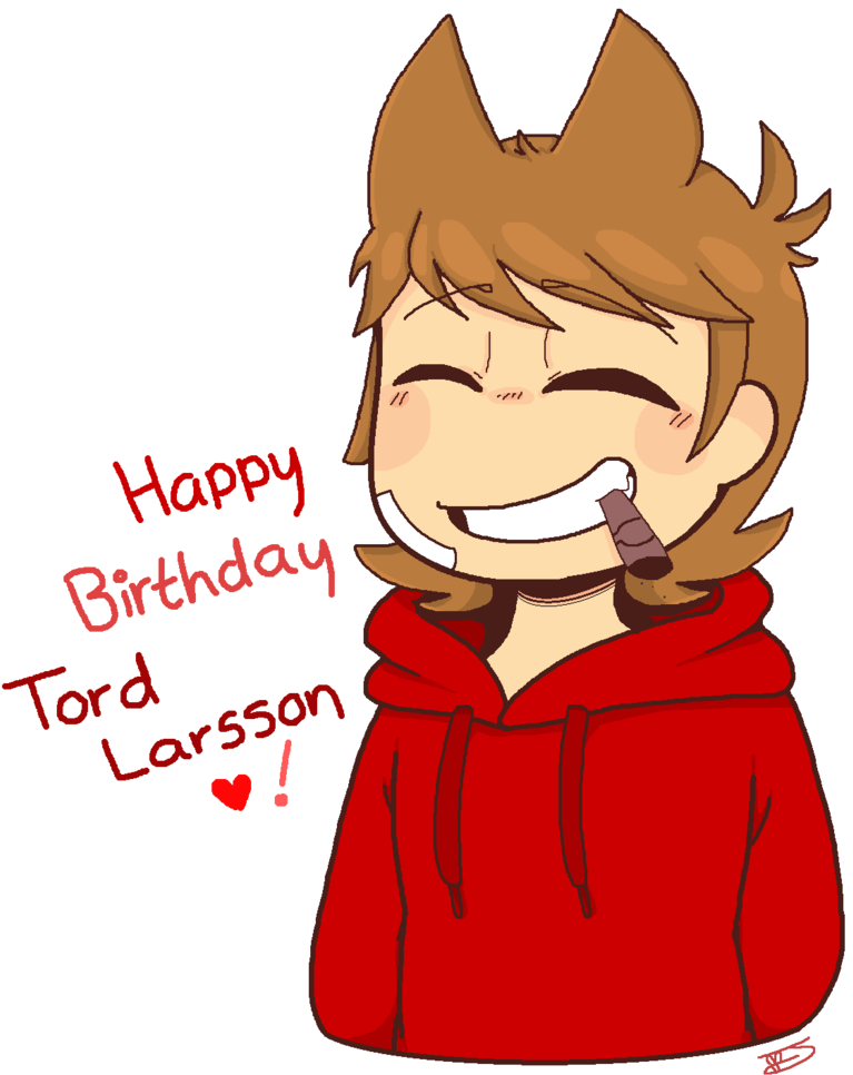 Happy Birthday Tord Eddsworld Clipart (767x966), Png Download