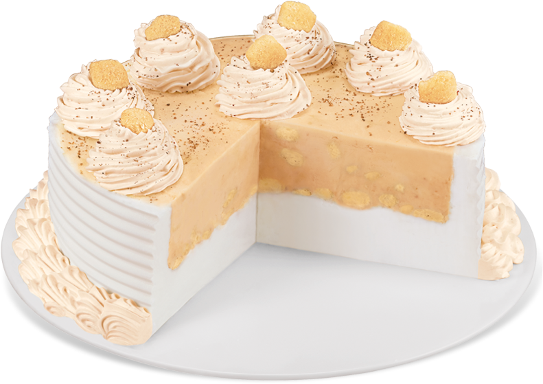 Pumpkin Pie Blizzard Cake - Buttercream Clipart (810x810), Png Download