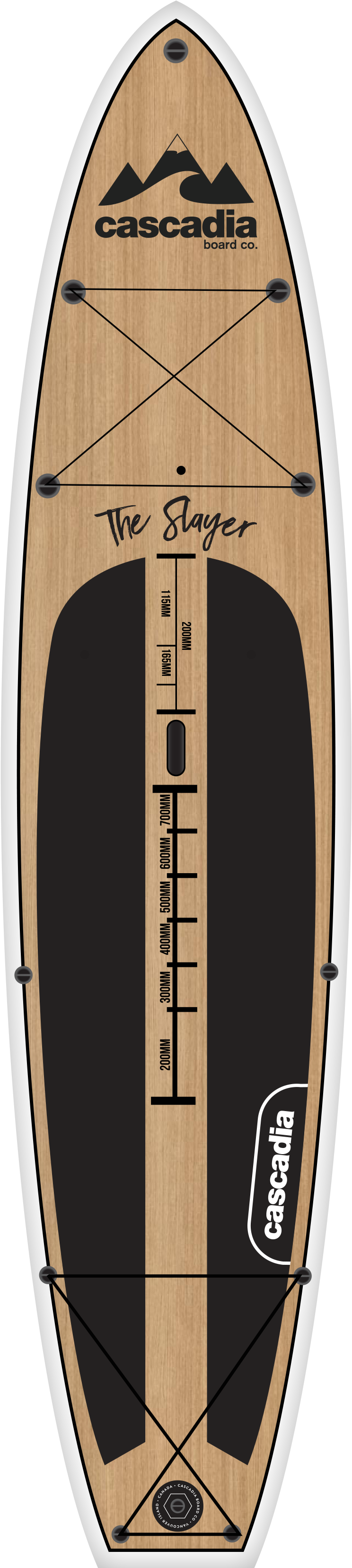 Paddle Boards Cascadia Board Co - Surfboard Clipart (3600x3600), Png Download