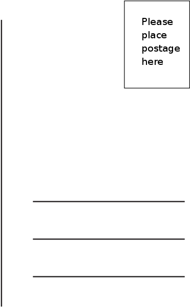 Wikimedia Foundation Brand Postcard Back - Paper Clipart (1024x683), Png Download