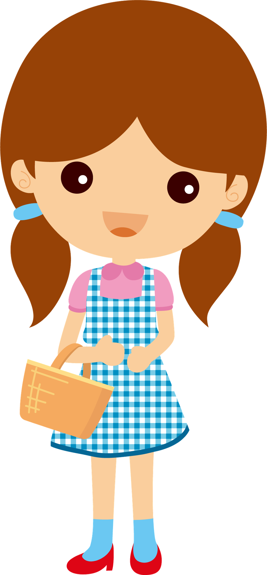 Postcard Clipart Preschool - Mago De Oz Dibujos Dorothy - Png Download (900x1938), Png Download