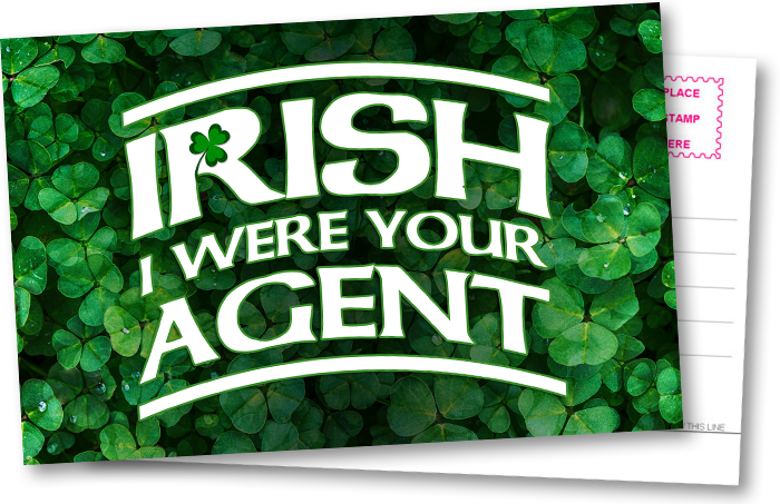 Example Text For Rear Side - St Patricks Day Realtor Clipart (700x453), Png Download