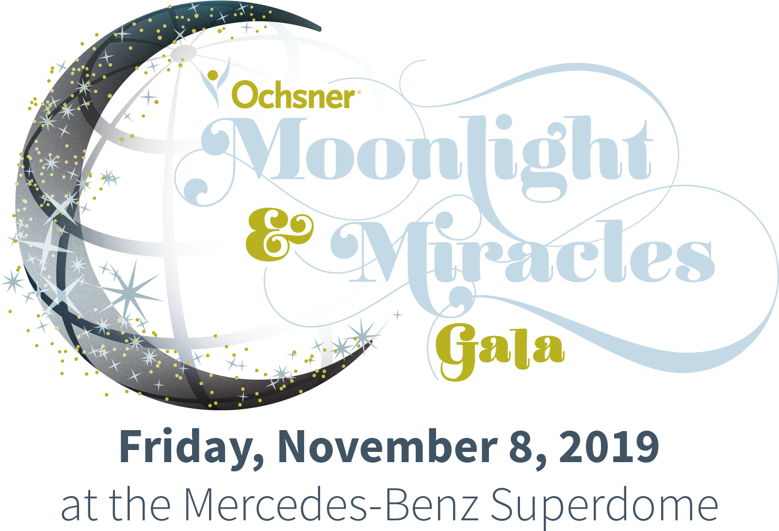 Moonlight & Miracles Gala - Ochsner Health System Clipart (1734x1206), Png Download