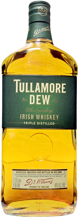 Kingdom Liquors - Tullamore Dew Irish Whiskey 750ml Clipart (450x800), Png Download