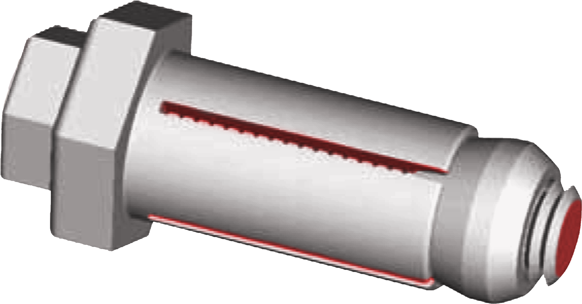 368001 - 1 2 Blind Bolt Clipart (2479x1476), Png Download