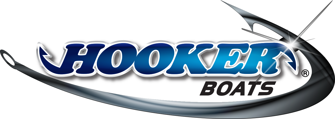 Hooker Boats Hooker Boats - Hooker Boats Clipart (1353x481), Png Download