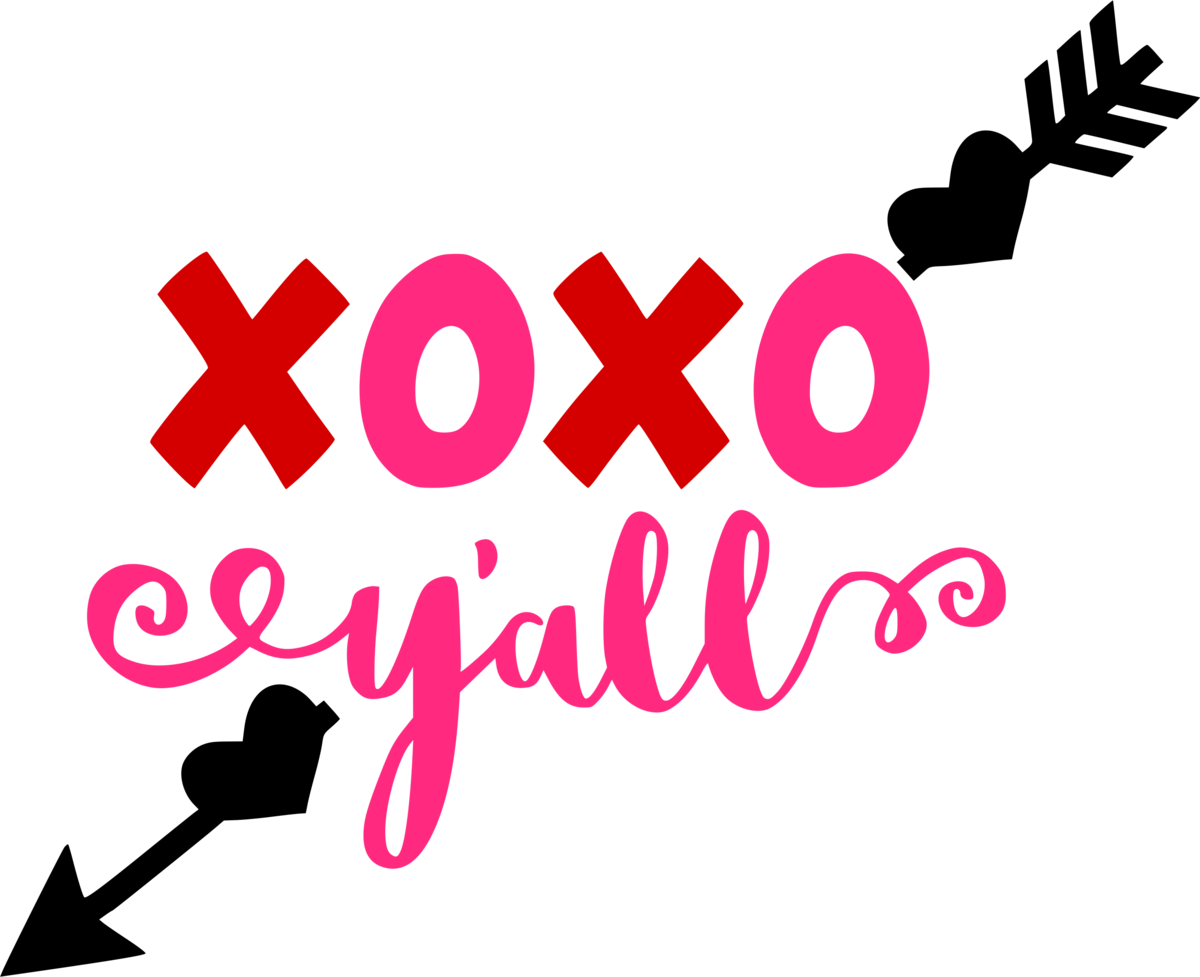 Xoxo Y All Svg Clipart Large Size Png Image PikPng
