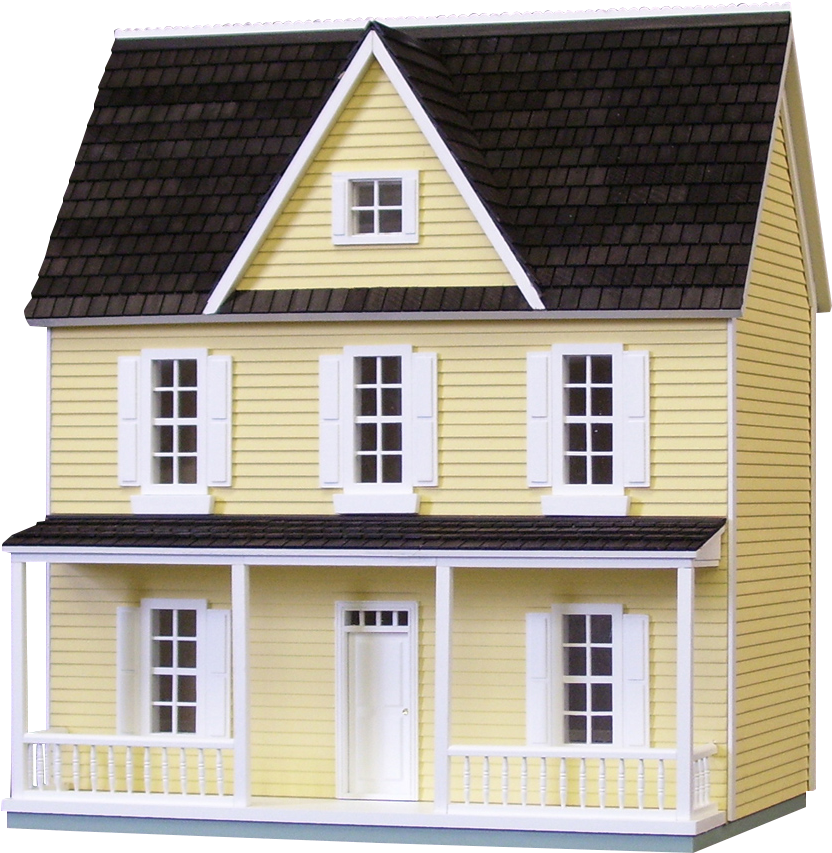 Inch Scale - Half Scale Dollhouse Clipart (1024x1024), Png Download