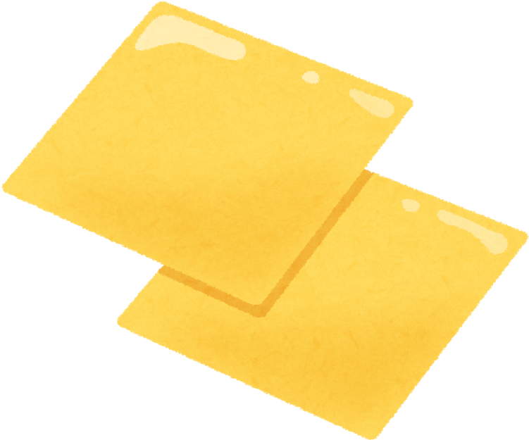 Cheese Sliced Png Image - スライス チーズ イラスト フリー Clipart (800x687), Png Download