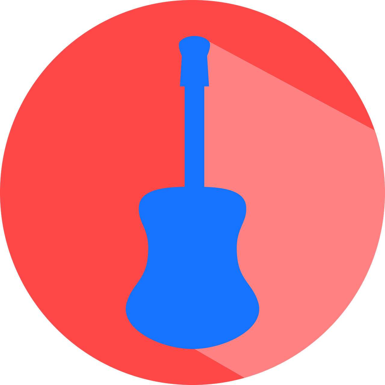Guitar Música Guitar Icon - Ville De Saint Etienne Clipart (1280x1280), Png Download