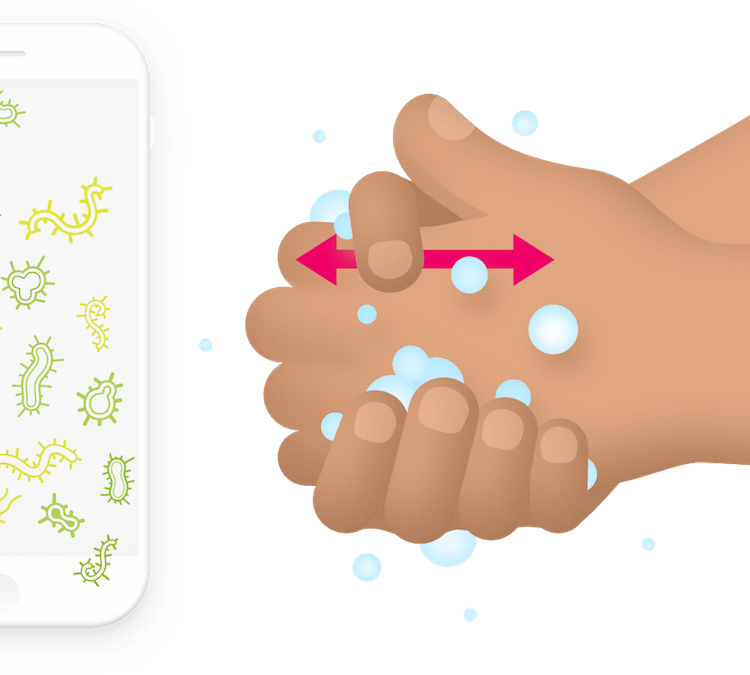 How Dirty Is Your Phone - Mobile Phone Clipart (750x675), Png Download