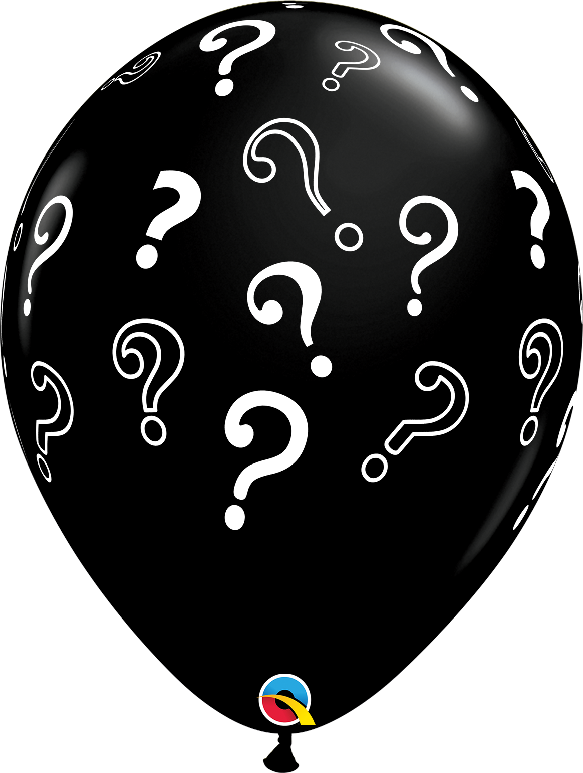 Set Globos Signo De Interrogación - Gender Reveal Jumbo Balloon Clipart (1164x1541), Png Download