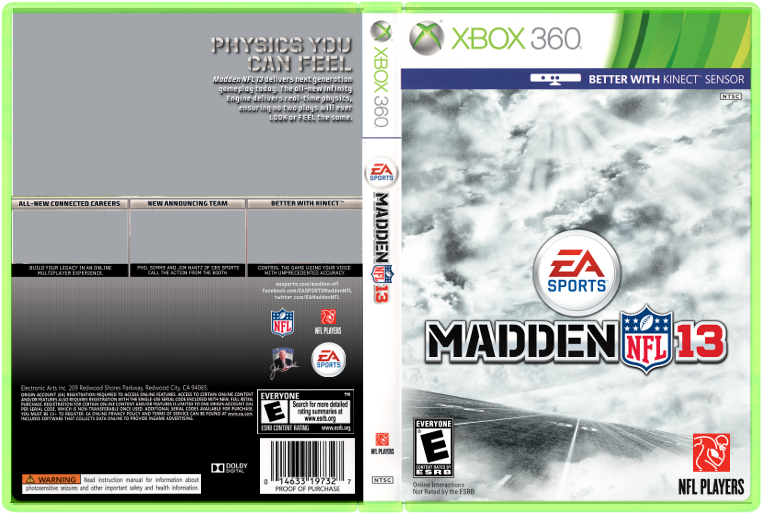 Madden Cover Template 186305 - Madden 11 Clipart (800x545), Png Download