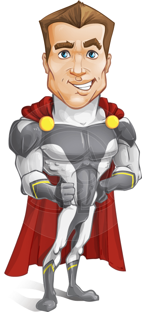 Thor Vector Super Hero - Cartoon Clipart (786x1060), Png Download