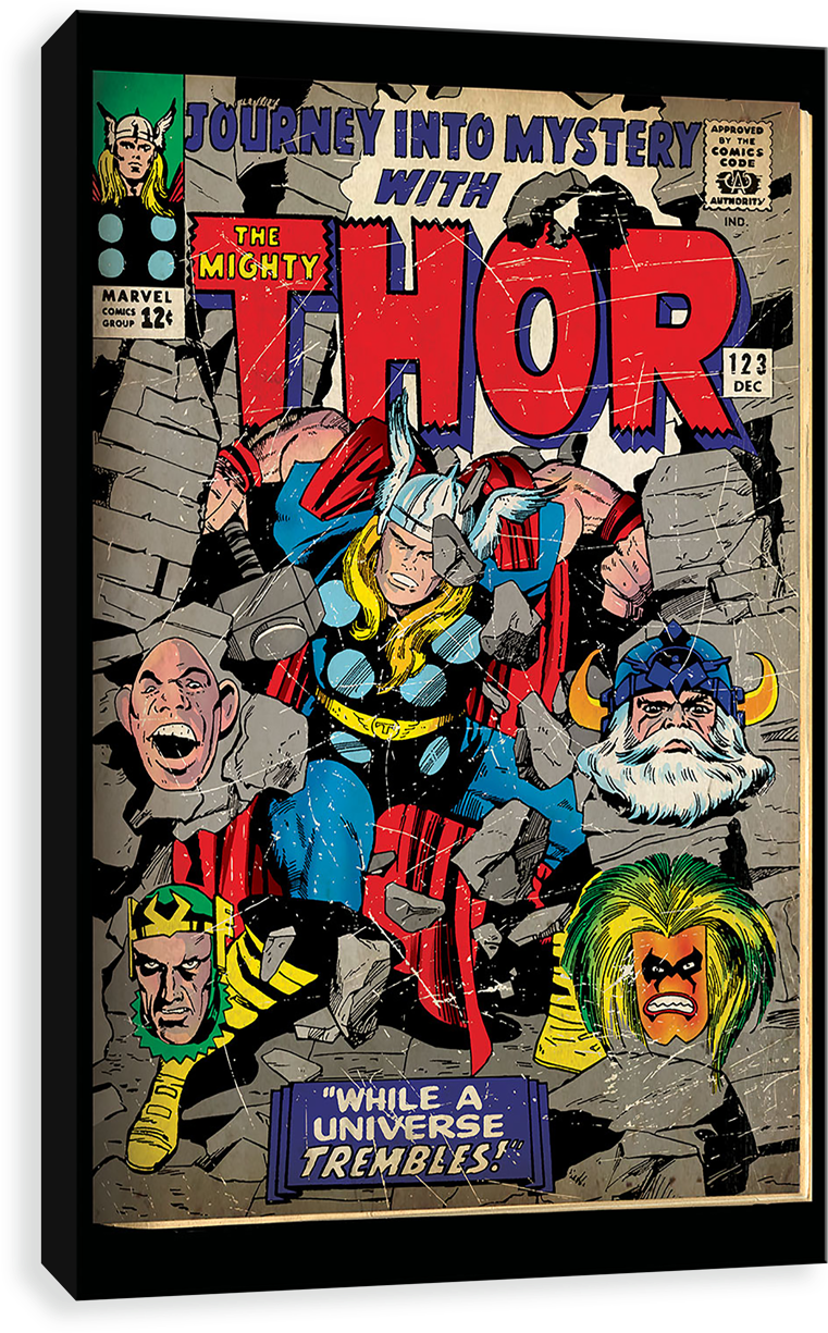 Marvel Comics Retro Thor Clipart (1280x1280), Png Download