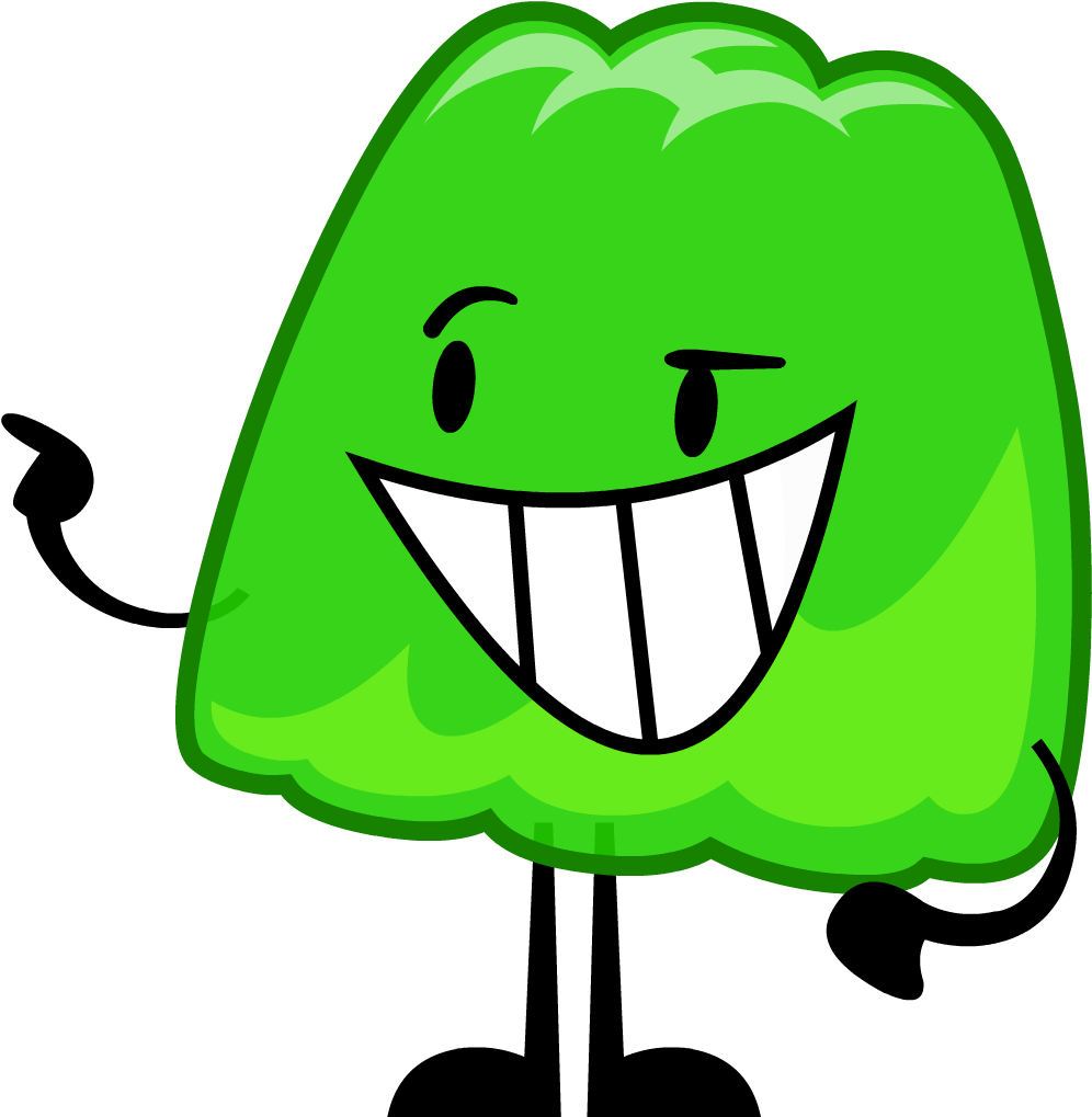 Gelation Clipart Bfdi - Bfdi Characters - Png Download (1099x1051), Png Download