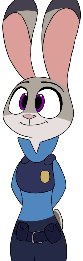 Judy Hopps - Cartoon Clipart (768x1024), Png Download