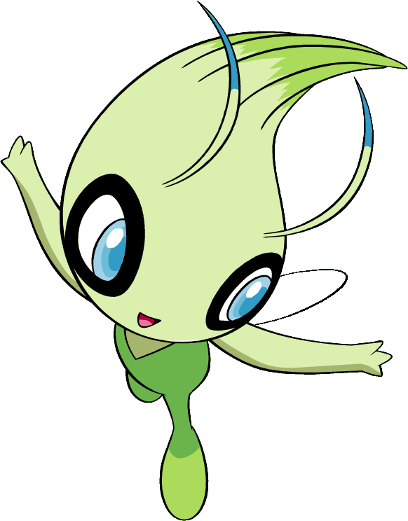อันดับที่ 5 โดไดโตส - Pokemon Celebi Png Clipart (582x744), Png Download