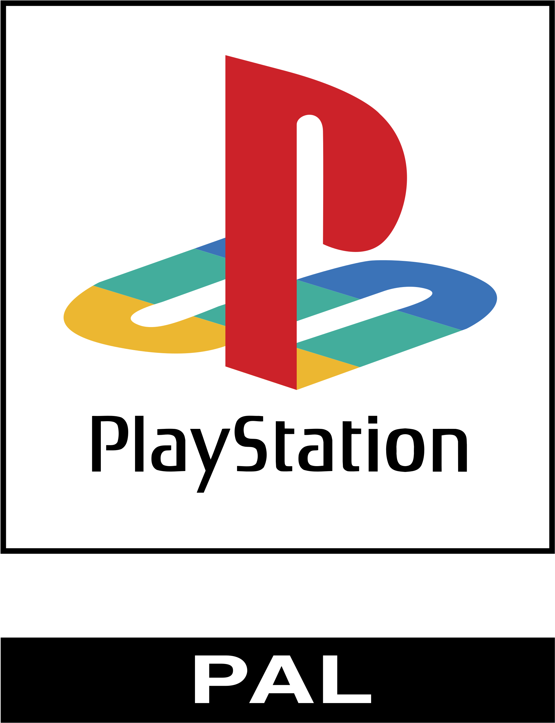 Playstation Pal Logo Png Transparent - Playstation 1 Transparent Logo Clipart (2400x2400), Png Download