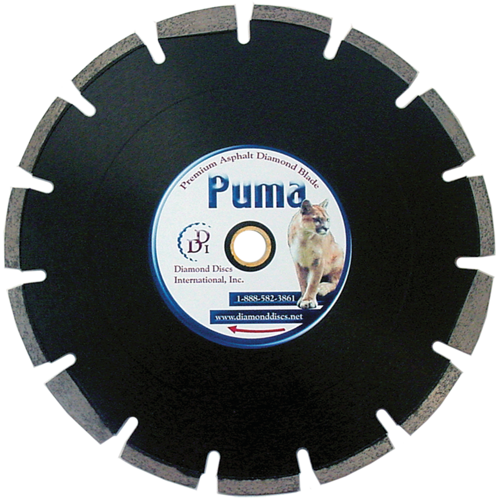 Puma Premium Asphalt - Diamond Blade Clipart (1000x1003), Png Download