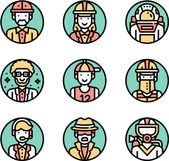 Occupation Avatars Clipart (600x564), Png Download