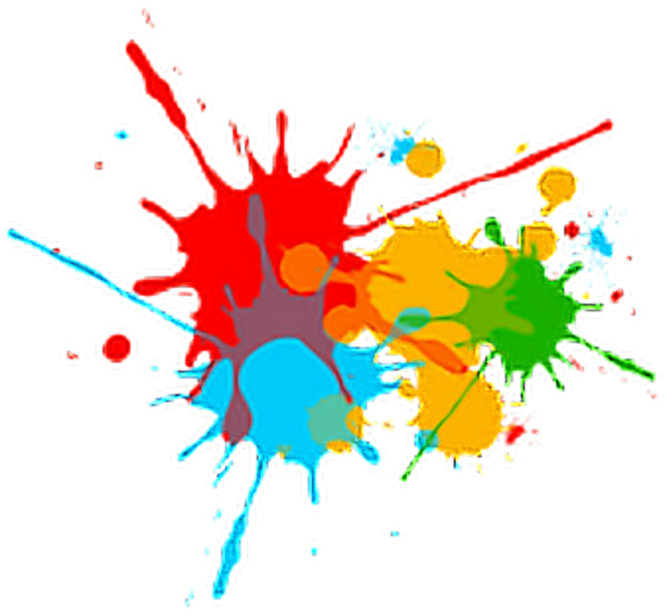 #ftestickers #paint #color #splash - Pintura Salpicada Png Clipart (1024x1024), Png Download
