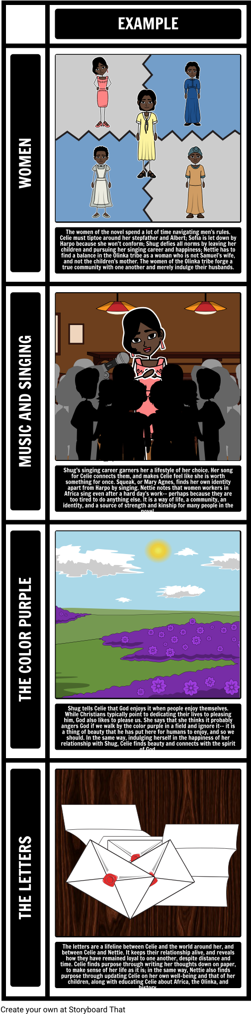 Color Purple Themes Clipart (526x2057), Png Download