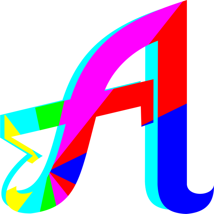 A Letter Png Image Hd - Letter A With Design Clipart (720x720), Png Download