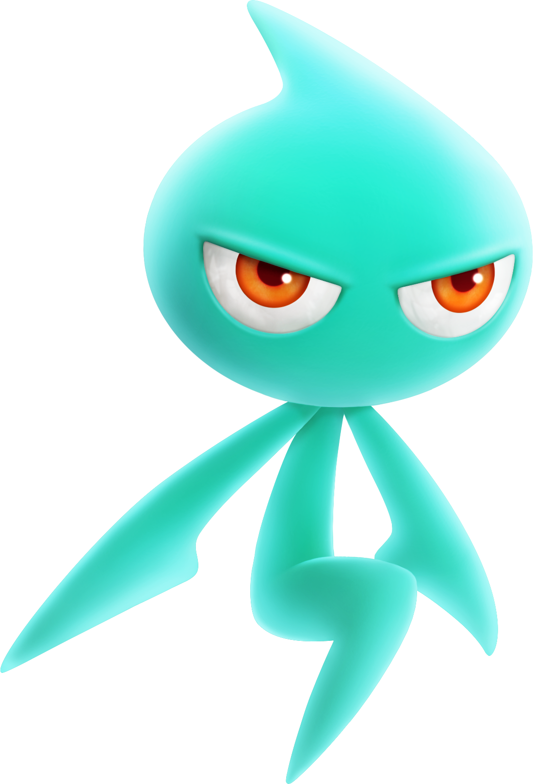 Cyan Wisp - Sonic Colors Cyan Wisp Clipart (1099x1616), Png Download