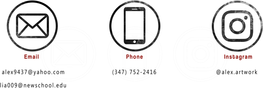 Web Logos Information - Contact Info Logos Clipart (1000x378), Png Download