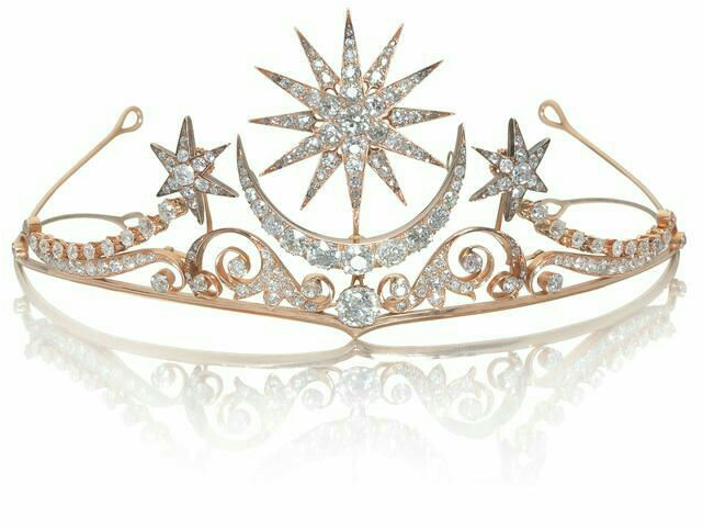 Moon And Stars Crown - Sun And Moon Crown Clipart (720x720), Png Download