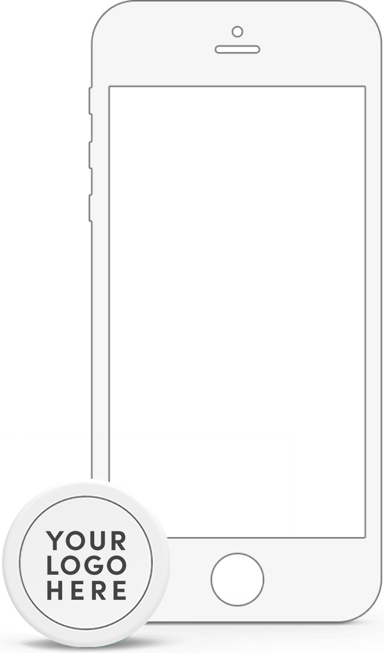 Find Us On - Smartphone Clipart (766x1301), Png Download