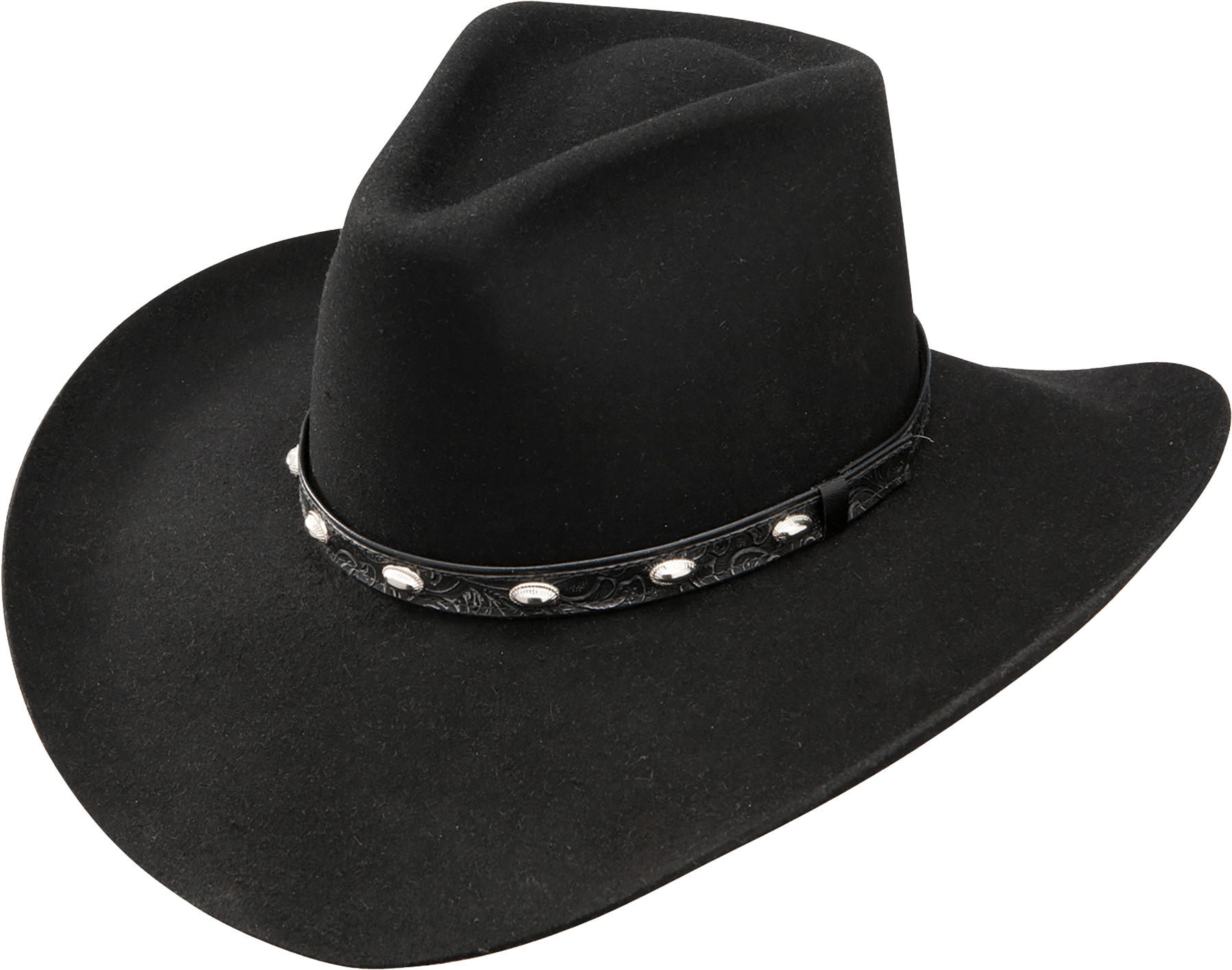 Cowboy Hat Stetson Buckshot Western Hat Black Png - Stetson Hat Of The West Clipart (1848x2000), Png Download