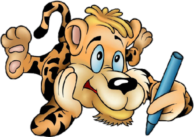 Cartoon Animals Clipart School - Cartoon Animals In School - Png Download (640x480), Png Download