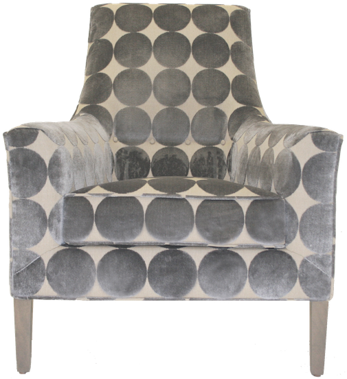 Top Image - Club Chair Clipart (550x722), Png Download