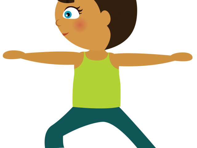 Yoga Clipart Kid Yoga - Child Yoga Clipart - Png Download (640x480), Png Download