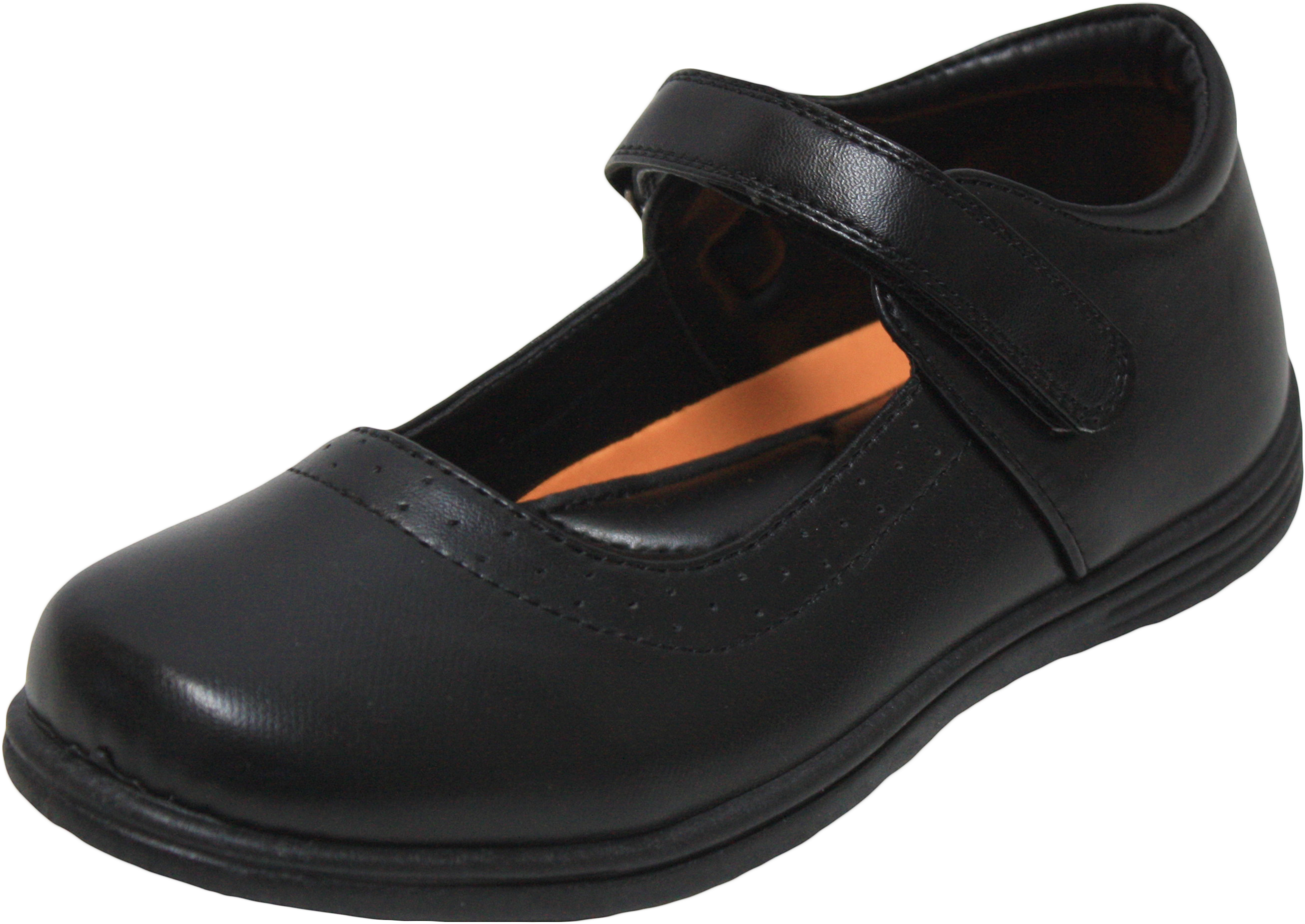 Girls School Shoes Black - Slip-on Shoe Clipart (2621x1856), Png Download