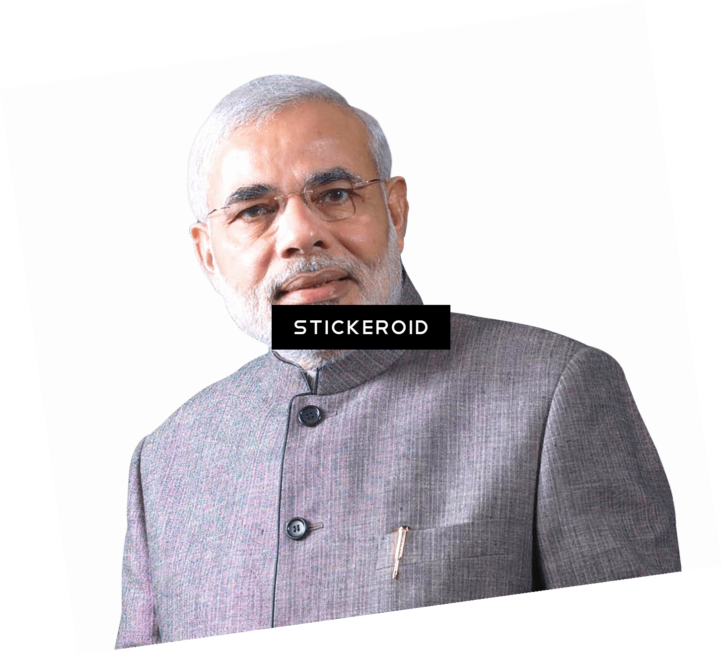 Narendra Modi Grey Front - Narendra Modi Clipart (1454x1319), Png Download