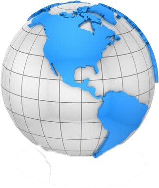 Globe Clipart (852x480), Png Download