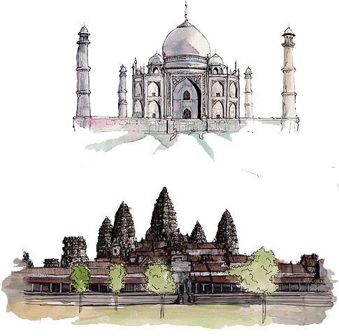 Angkor Wat Png Clipart (564x610), Png Download