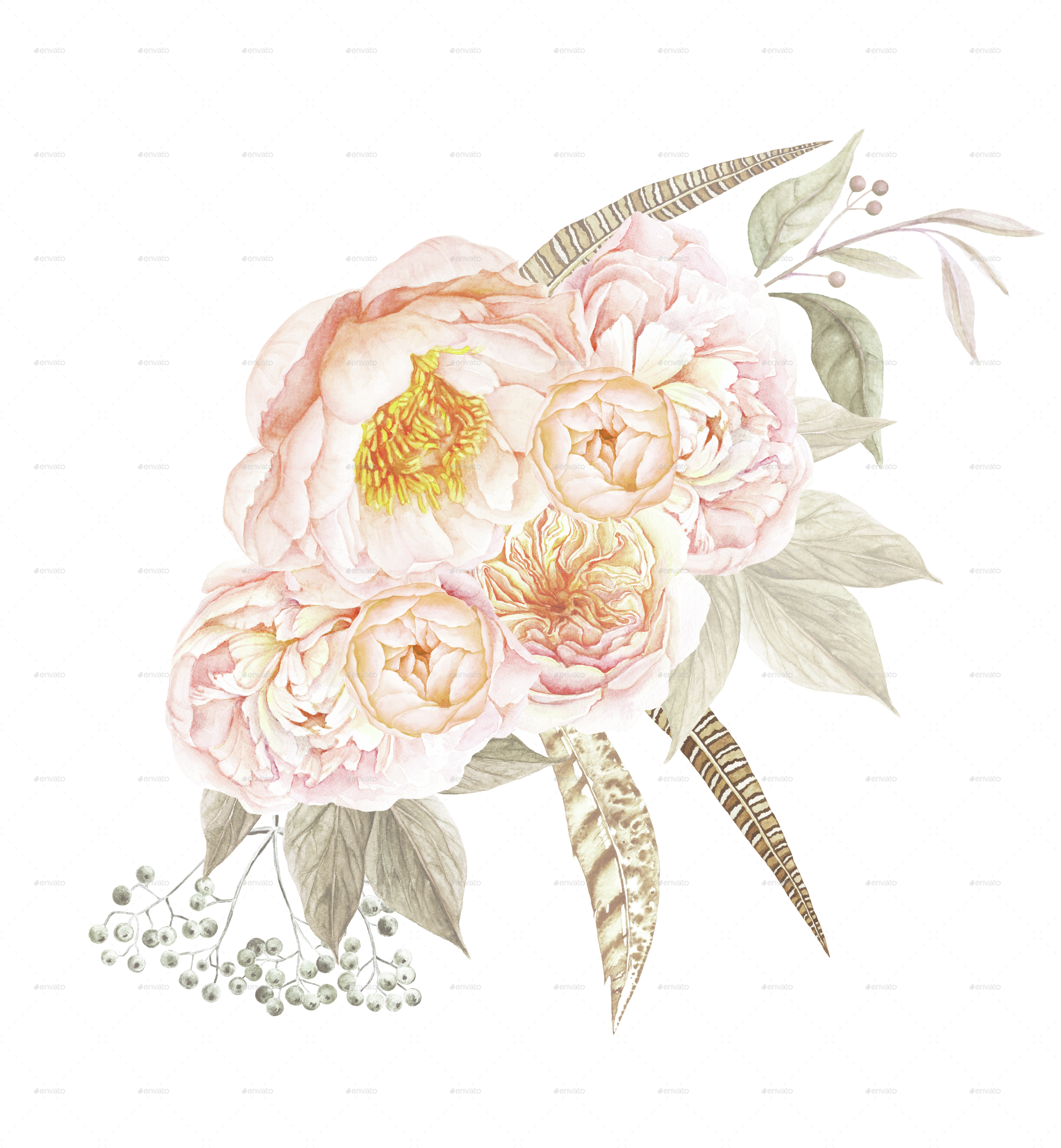 3067 X 3320 30 0 - Vintage Floral Bouquet Png Clipart (3067x3320), Png Download