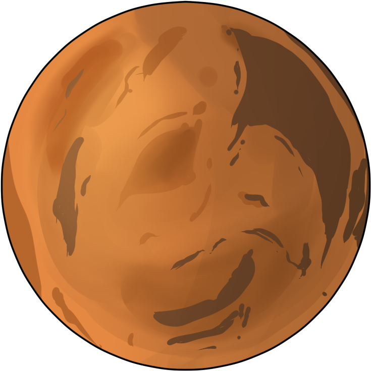 Mars Cliparts - Titan Moon Clipart - Png Download (800x800), Png Download