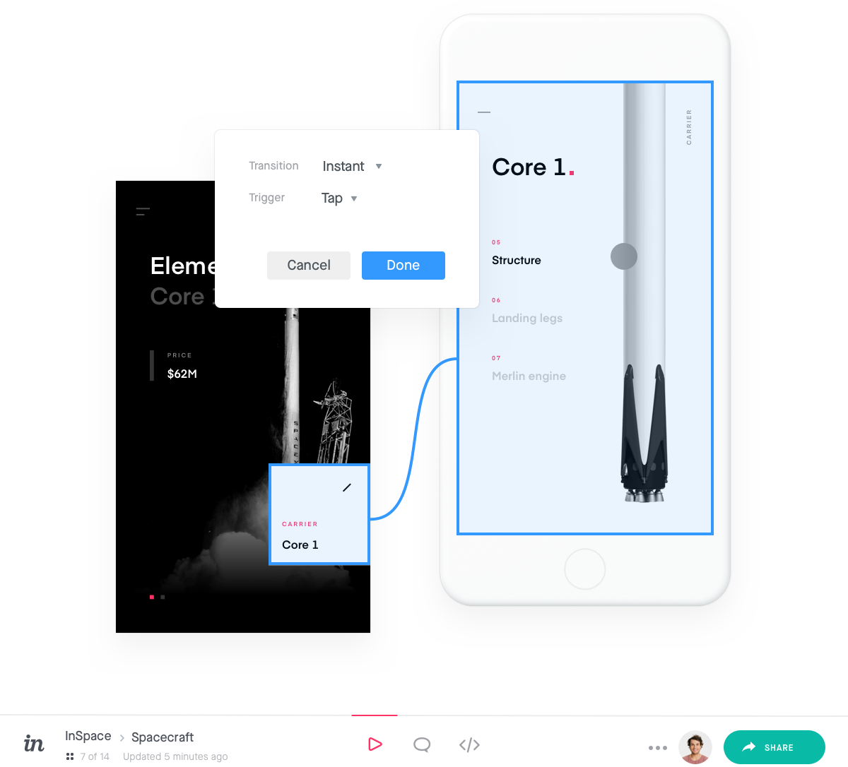 Create Rich Interactive Prototypes - Interactive Prototype Clipart (1200x1086), Png Download