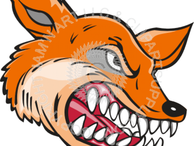 Teeth Clipart Fox - Fox Teeth Cartoon - Png Download (640x480), Png Download