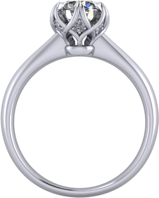 Jewelry Cad Stl Ring 3d Model Stl 3 - Engagement Ring Clipart (1024x768), Png Download