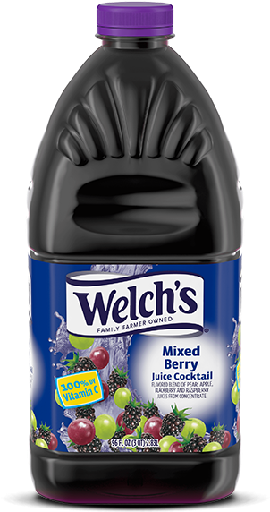 Mixed Berry Juice Cocktail - Welchs Juice Cocktail Clipart (600x600), Png Download