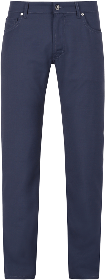 Blue Stretch Wool Trousers - Trousers Clipart (960x1440), Png Download